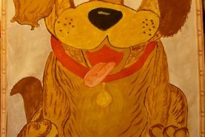 Символ года - Жёлтая собака. Рисунки победителей.