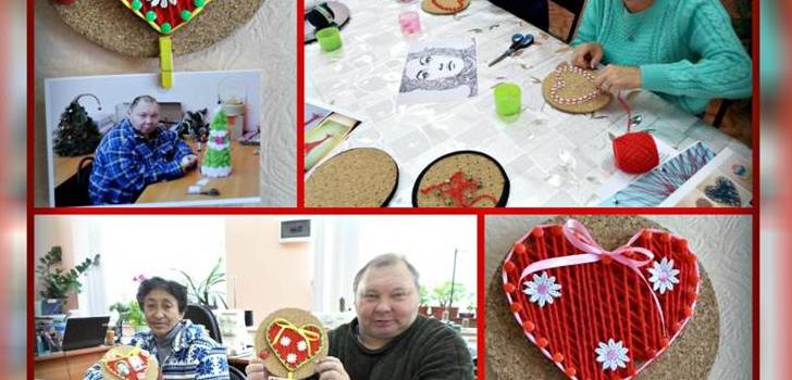 Изготовление панно «Сердце» в технике стринг-арт Изготовление панно «Сердце» в технике стринг-арт