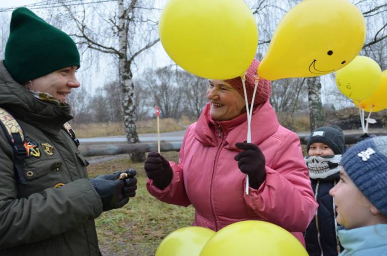 Фото волонтеров в работе